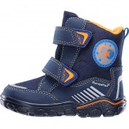 Preisvergleich für Schuhe: Baby Winterstiefel KIRO Sympatex  blau/orange Gr. 25 Jungen Kleinkinder