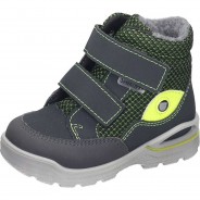 Preisvergleich für Schuhe: Baby Winterstiefel LASSE  grau/grün Gr. 24 Jungen Kleinkinder
