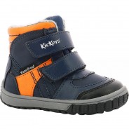 Preisvergleich für Schuhe: Baby Winterstiefel SITROUILLE WPF  blau/orange Gr. 23 Jungen Kleinkinder