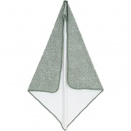 Preisvergleich für Heimtextilien: Babybadetuch, 75 x75 cm, Snake ash green mint