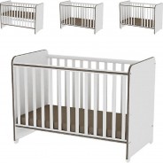 Preisvergleich für Kinderbetten: Babybett Sweet Dream Gitterbetten weiß
