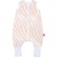 Preisvergleich für Schlafsäcke: Babyschlafsack aus Baumwolle mit Beinen gefüttert - TOG 2, Größe: 1,5-2,5 Jahre - Zebra apricot apricot/weiß Gr. 80/98