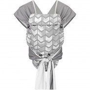 Preisvergleich für Baby Erstausstattung: Babytrage Hop-Tye Buckle Amsterdam stone grau/weiß