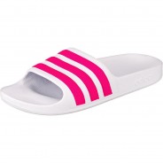 Preisvergleich für Bademode: Badelatschen ADILETTE AQUA K  pink/weiß Gr. 37 Mädchen Kinder