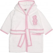 Preisvergleich für Bademode: Bademäntel rosa/weiß Gr. 50/68 Mädchen Kinder