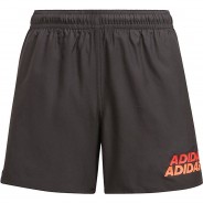 Preisvergleich für Bademode: Badeshorts YB LIN  (recycelt) schwarz/rot Gr. 128 Jungen Kinder