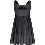 Preisvergleich für Sportbekleidung: Ballett Trikot Helena mit Glitzerstein, Empire Style Ballettkleider  schwarz Gr. 128/134 Mädchen Kinder