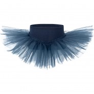 Preisvergleich für Sportbekleidung: Ballett Tutu Rock Pia, 3 Lagen Tüll Ballettröcke  dunkelblau Gr. 146/152 Mädchen Kinder
