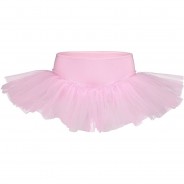 Preisvergleich für Sportbekleidung: Ballett Tutu Rock Pia, 3 Lagen Tüll Ballettröcke  rosa Gr. 92/98 Mädchen Kleinkinder