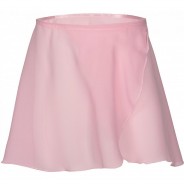 Preisvergleich für Sportbekleidung: Ballett Wickelrock Emma aus Chiffon Ballettröcke  rosa Gr. 140/146 Mädchen Kinder