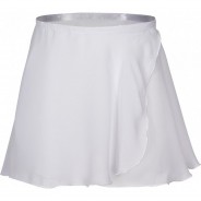 Preisvergleich für Sportbekleidung: Ballett Wickelrock Emma aus Chiffon Ballettröcke  weiß Gr. 92/98 Mädchen Kleinkinder