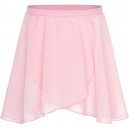 Preisvergleich für Sportbekleidung: Ballettrock Emily aus Chiffon in Wickeloptik Ballettröcke  rosa Gr. 104/110 Mädchen Kinder
