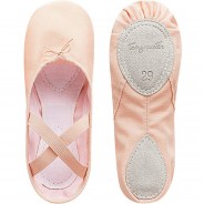 Preisvergleich für Schuhe: Ballettschuhe Charlie, geteilte Ledersohle Ballettschuhe Mädchen pink/rosa Gr. 26  Kinder