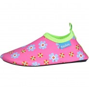 Preisvergleich für Bademode: Barfuß-Schuh Blumen Badeschuhe  pink Gr. 24/25 Mädchen Kleinkinder