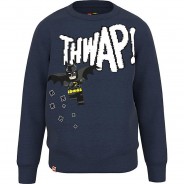 Preisvergleich für Oberteile: Batman Sweatshirt  dunkelblau Gr. 116 Jungen Kinder