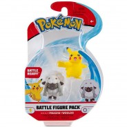 Preisvergleich für Sammel & Spielfiguren: Battle Figure Pikachu & Wolly bunt