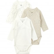 Preisvergleich für Strampler & Spieler: Body 3er-Pack bunt Gr. 50
