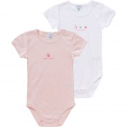 Preisvergleich für Strampler & Spieler: Body Doppelpack pink Gr. 56 Mädchen Baby