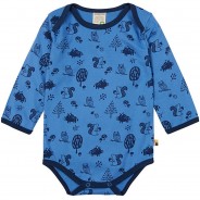 Preisvergleich für Strampler & Spieler: Body Druck Bodys blau Gr. 74/80