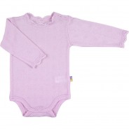 Preisvergleich für Strampler & Spieler: Body langarm Merinowolle/Seide Bodys  rosa Gr. 98/104 Mädchen Kleinkinder