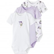 Preisvergleich für Strampler & Spieler: Body NBFBODY 3er Pack  helllila Gr. 98 Mädchen Kinder