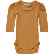 Preisvergleich für Strampler & Spieler: Body  NBFKABEXI gelb Gr. 50 Mädchen Baby