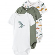 Preisvergleich für Strampler & Spieler: Body NBMBODY 3er Pack  grün Gr. 92 Jungen Kinder