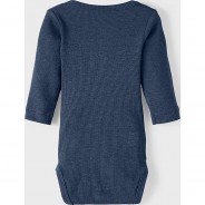 Preisvergleich für Strampler & Spieler: Body NBMKAB , Organic Cotton blau Gr. 74 Jungen Baby