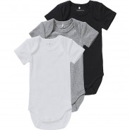 Preisvergleich für Strampler & Spieler: Body NBNBODY 3er Pack schwarz Gr. 50