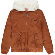 Preisvergleich für Jacken & Outdoorkleidung: Bomberjacke mit Kapuze Winterjacken  braun Gr. 176 Mädchen Kinder
