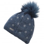 Preisvergleich für Mützen & Accessoires: Bommelmütze  indigo Gr. 49 Mädchen Baby