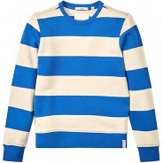 Preisvergleich für Oberteile: Boys Sweatshirt im Streifenlook Sweatshirts blau/beige Gr. 164
