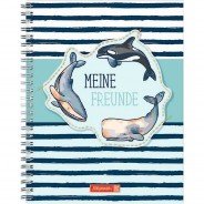 Preisvergleich für Tagebücher & Freundebücher: Buch - Brunnen Freundebuch Happy Ocean