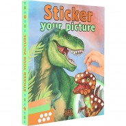 Preisvergleich für Basteln & Gestalten: Buch - Dino World Sticker Your Picture