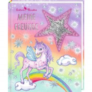 Preisvergleich für Tagebücher & Freundebücher: Buch - Freundebuch: Einhorn-Paradies Meine Freunde (mit Wendepailletten)