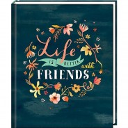 Preisvergleich für Tagebücher & Freundebücher: Buch - Freundebuch - Handlettering - Life is better with friends