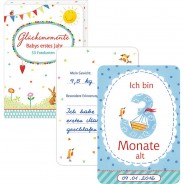Preisvergleich für Geschenkideen: Buch - Glücksmomente: Babys erstes Jahr, Fotokarten-Box