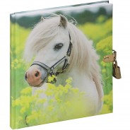 Preisvergleich für Tagebücher & Freundebücher: Buch - "Mädchen-Tagebuch Pferd mit Schloss ""Kleines Pony"", 128 Seiten"