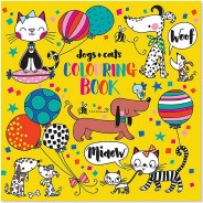 Preisvergleich für Malen & Zeichnen: Buch - Malbuch Hunde & Katzen, 20,5 x 20,5 cm