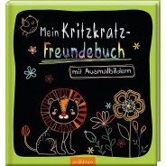 Preisvergleich für Tagebücher & Freundebücher: Buch - Mein Kritzkratz-Freundebuch mit Ausmalbildern