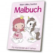 Preisvergleich für Malen & Zeichnen: Buch - Mein tolles, buntes Malbuch, rosa