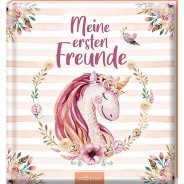 Preisvergleich für Tagebücher & Freundebücher: Buch - Meine ersten Freunde - Einhörner (Aquarell-Optik)
