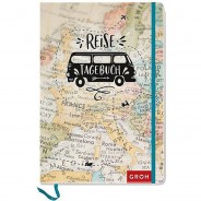 Preisvergleich für Tagebücher & Freundebücher: Buch - Reisetagebuch (Landkarte)