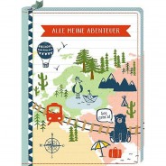 Preisvergleich für Tagebücher & Freundebücher: Buch - Reisetagebuch - Reisezeit Kids - Alle meine Abenteuer