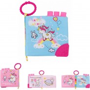 Preisvergleich für Babyspielzeug: Stoffbuch Greiflinge pink/rosa