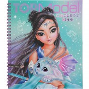 Preisvergleich für Malen & Zeichnen: Buch - TOPModel Malbuch mit Pailletten DRAGON LOVE