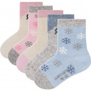 Preisvergleich für Strumpfwaren: Camano Baby-Socken 5er-Pack mehrfarbig Gr. 19-22