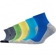 Preisvergleich für Strumpfwaren: Camano Kindersocken im 6er Pack türkis Gr. 31-34