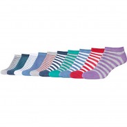 Preisvergleich für Strumpfwaren: Camano Sneakersocken (Pack, 10-tlg.) lila Gr. 27-30
