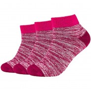 Preisvergleich für Strumpfwaren: Camano Socken (Pack, 3-tlg.) beere Gr. 27-30
